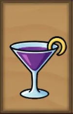 Desert Squeeze slot Purple Martini cocktail symbol — low-paying symbol
