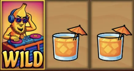 Desert Squeeze slot DJ Banana wild paytable