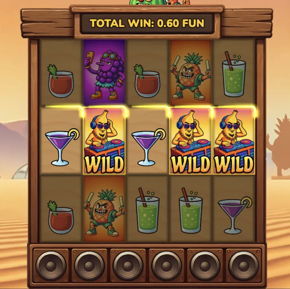 Desert Squeeze slot wild winning combination on multiple paylines